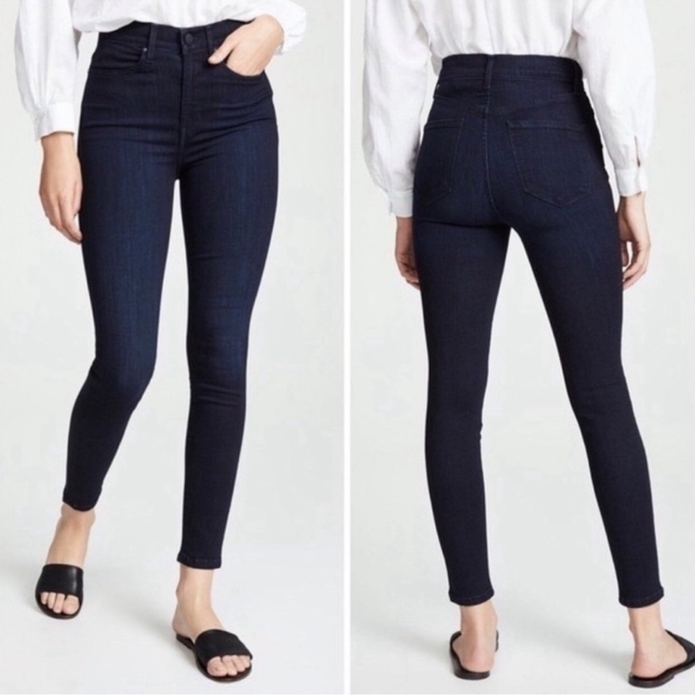 EUC AYR Hi-Rise Skinny Jeans High Rise Stretch Jaguar Legs Dark Wash denim boot
